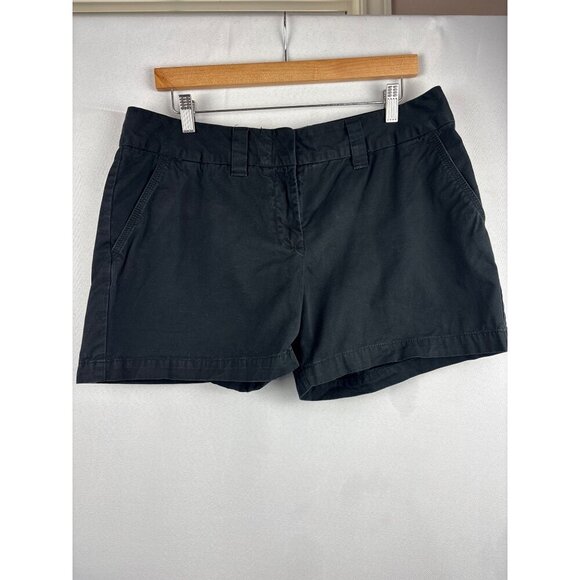 Tommy Hilfiger Womens Black Cotton Shorts Size 12 - Picture 1 of 6